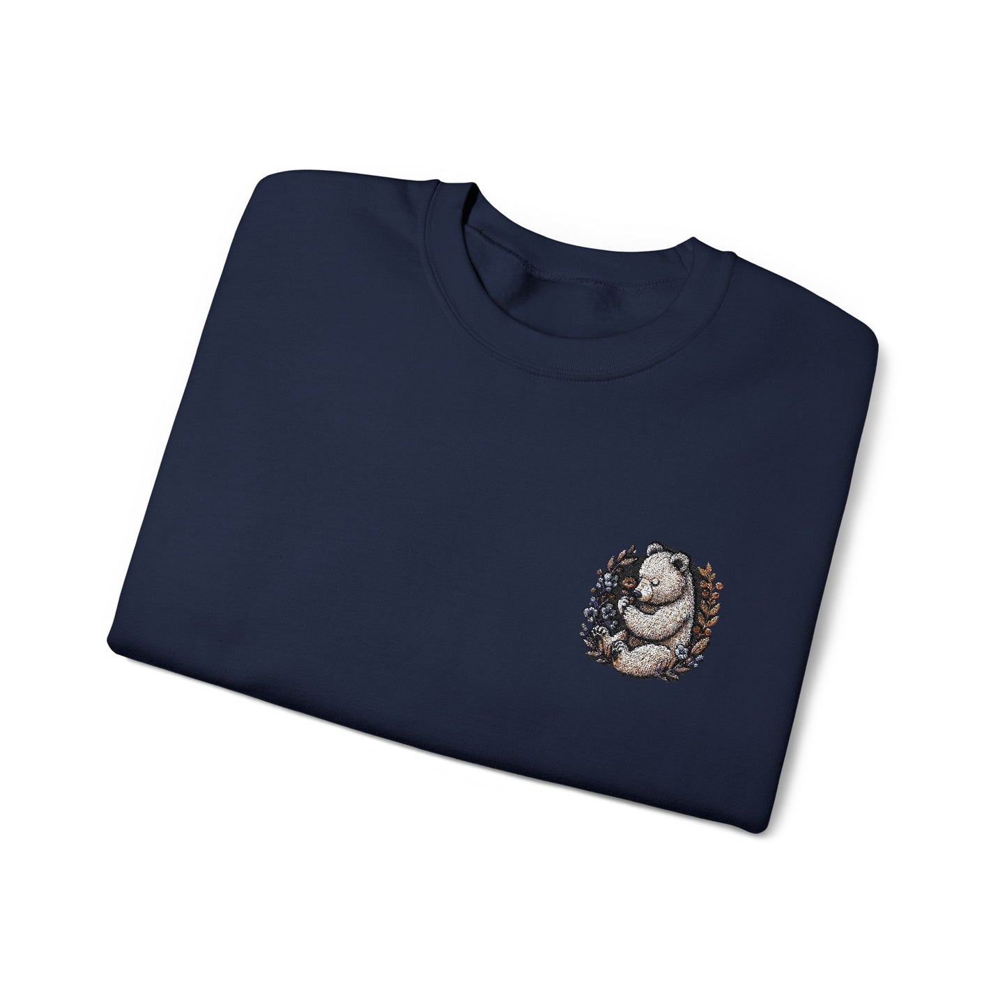 Custom Embroidered Sweatshirt Cozy Panda Crewneck Personalized Sweatshirt