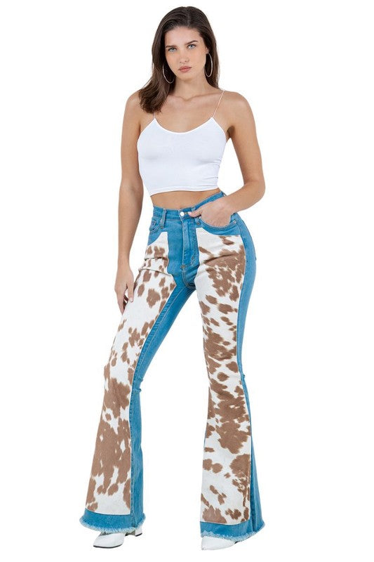 GJG Denim Rodeo Bell Bottom Jean Light Wash- inseam 30