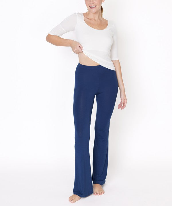 Fabina Bamboo Slim Bell Yoga Pants