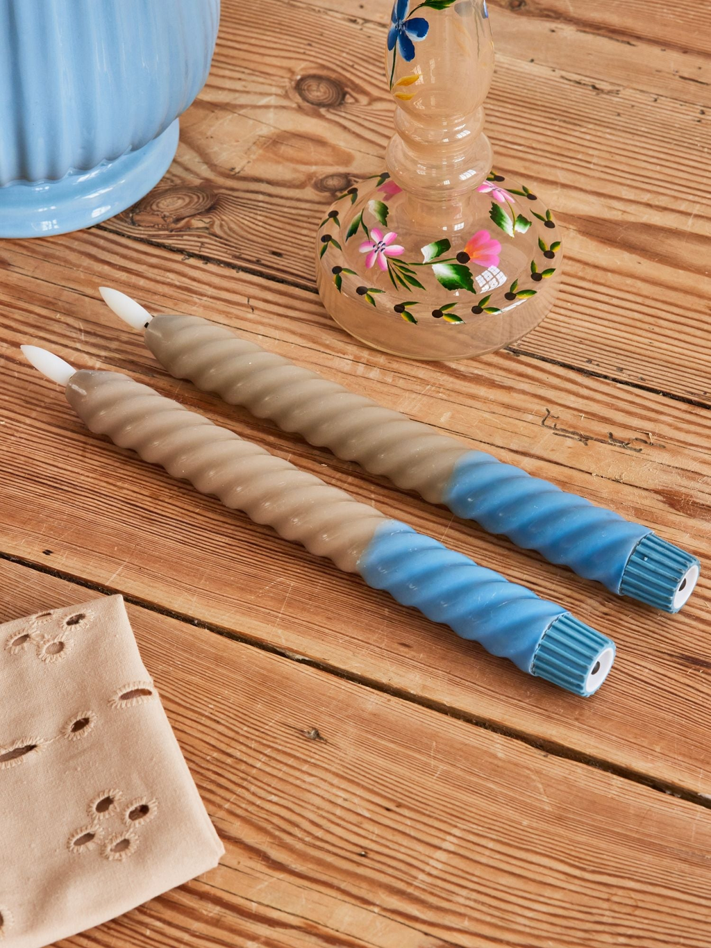 LED Candle - Sand - 2-pack