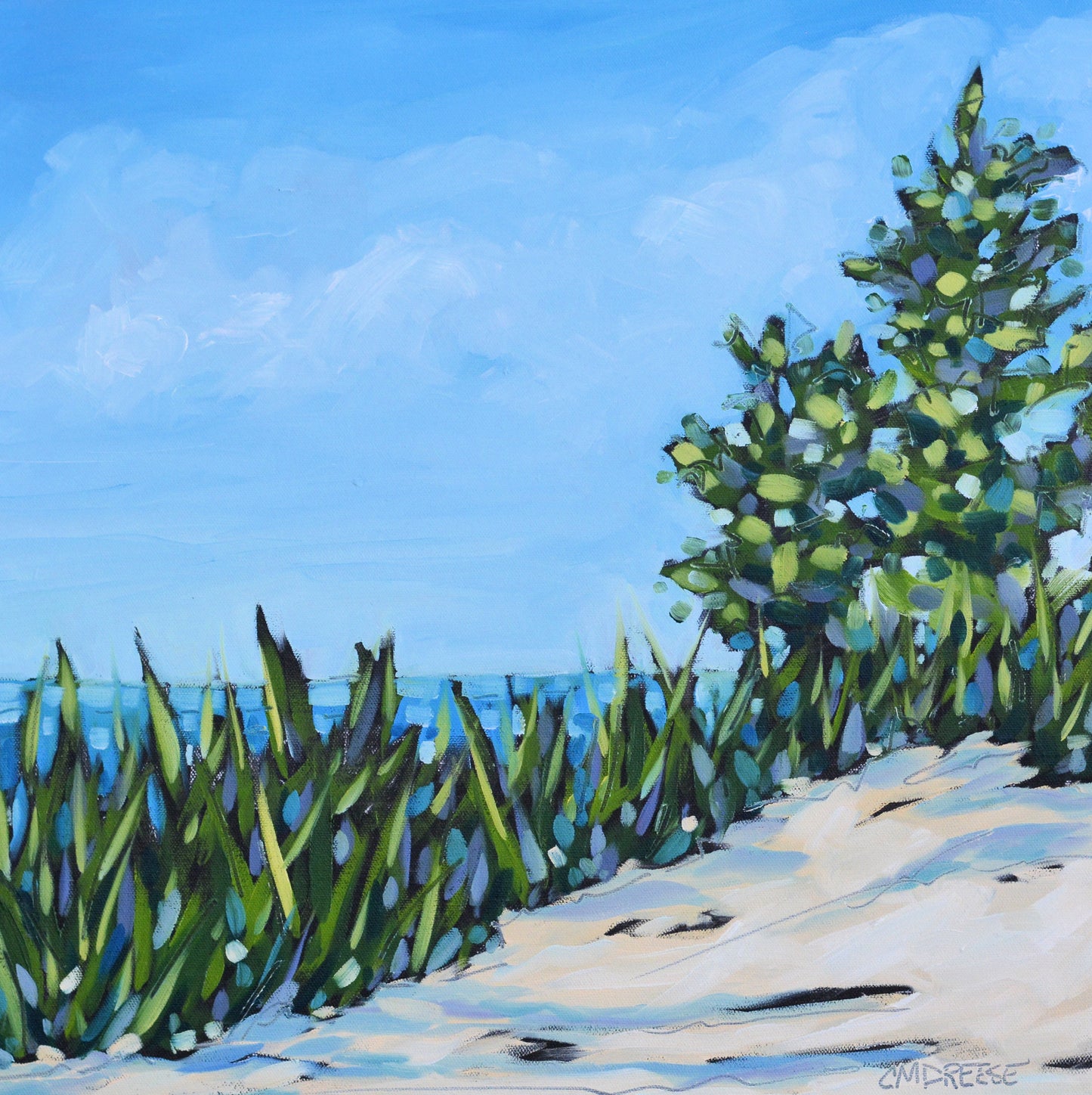 "Water Encounters" Giclee Print on Paper or Canvas. Michigan Artist Christi Dreese