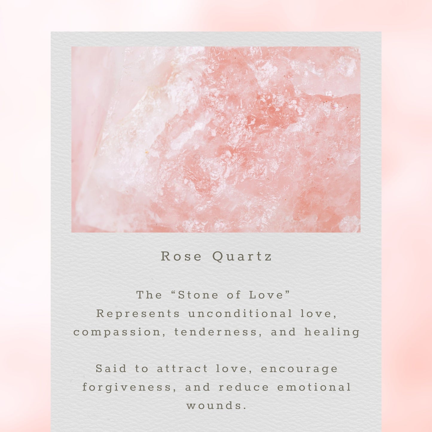 Rose Quartz Halo Jewelry Set