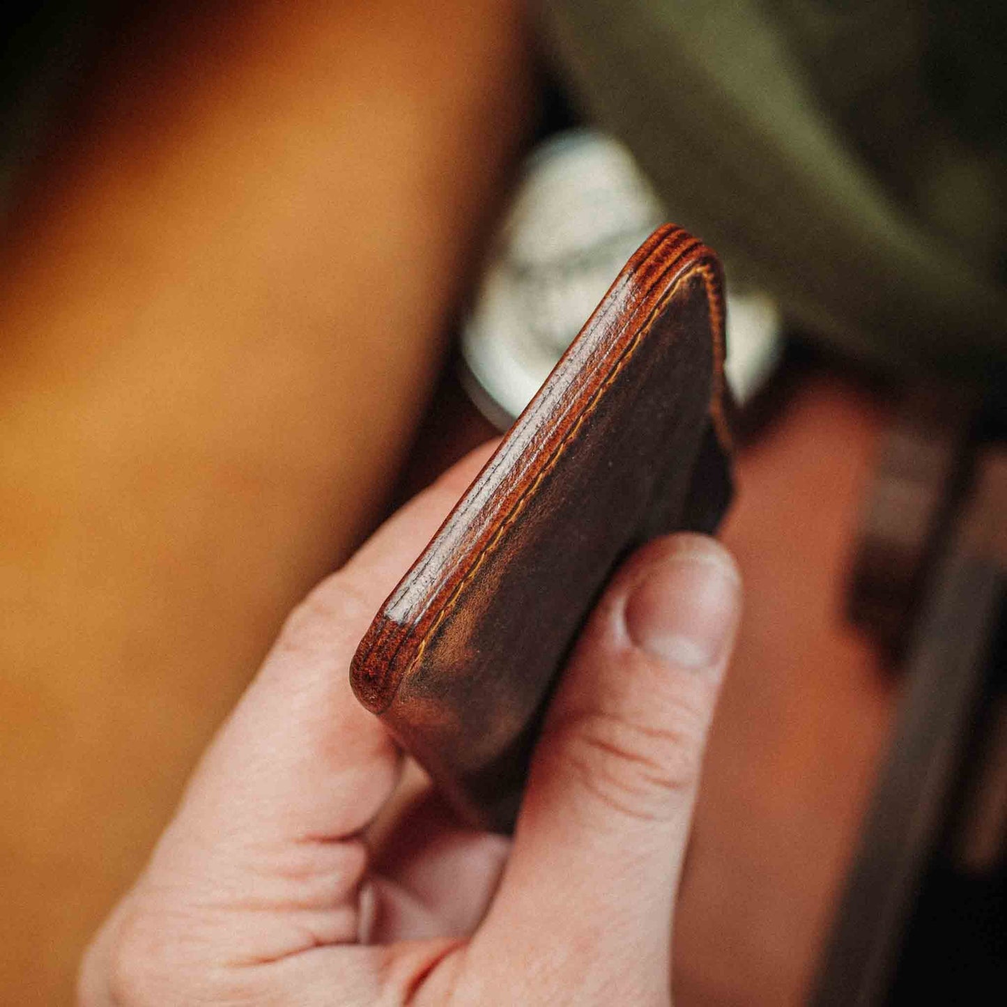 Slim Card Holder - Venturer v2 | Minimalist Leather Wallet | EDC