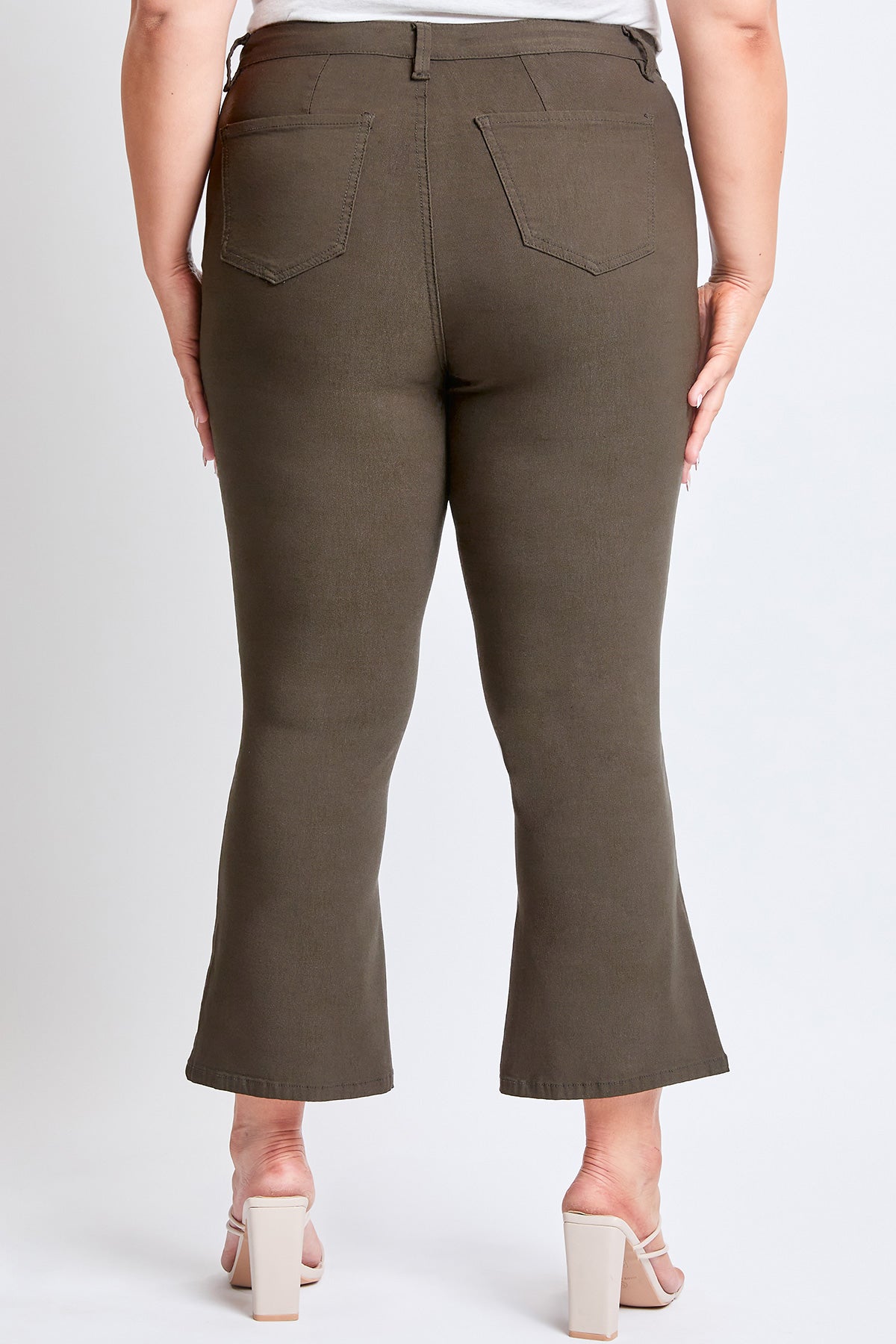 Women's Plus Hyperstretch Cropped Kick Flare Pants