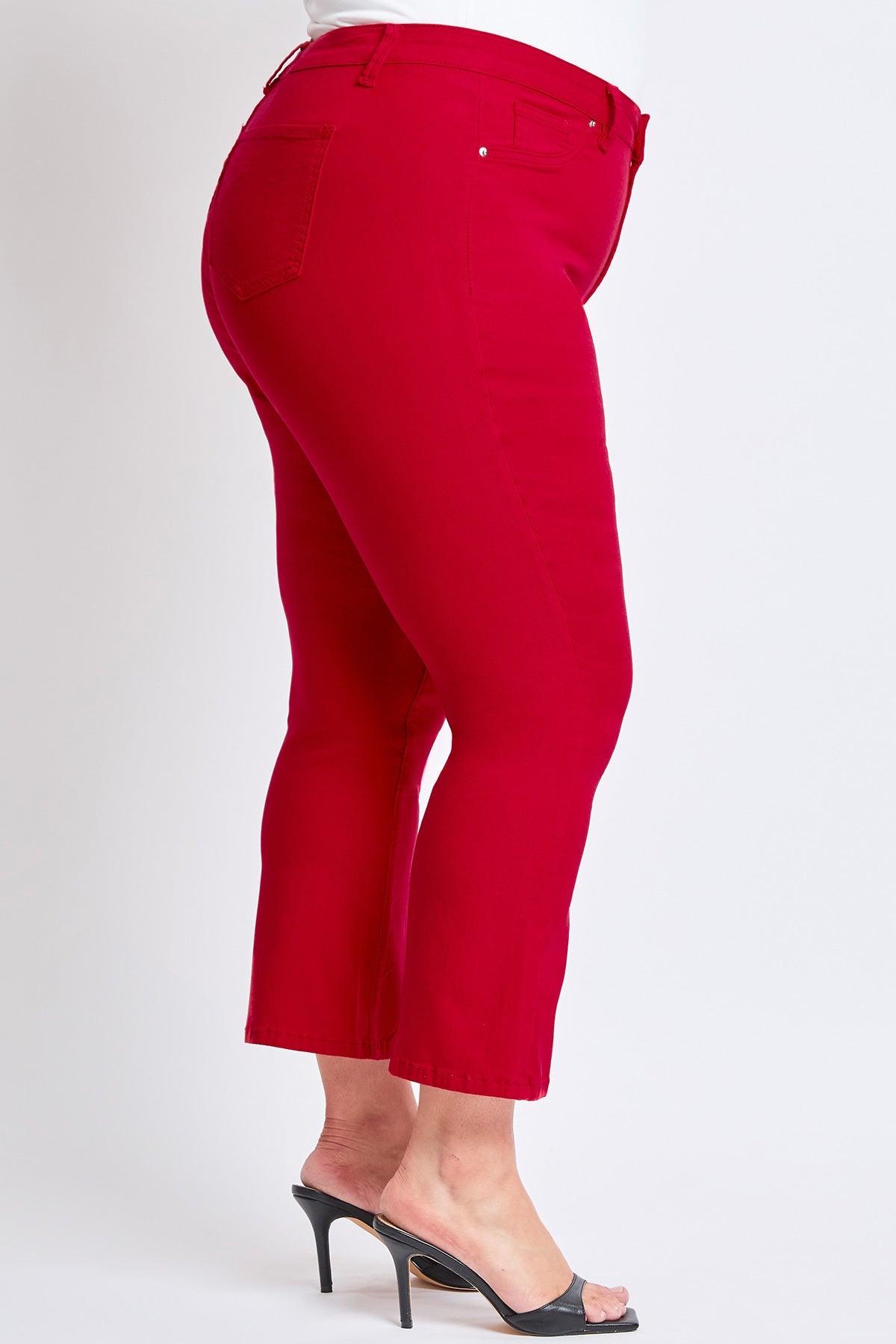 Women's Plus Hyperstretch Cropped Kick Flare Pants