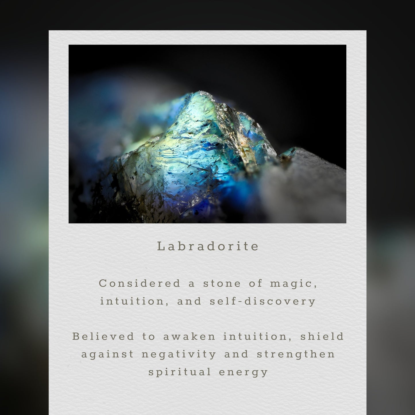 Labradorite Halo Necklace Layering Set