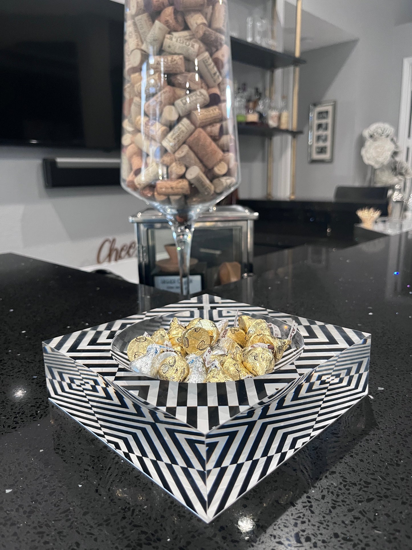 Geometric Candy Dish