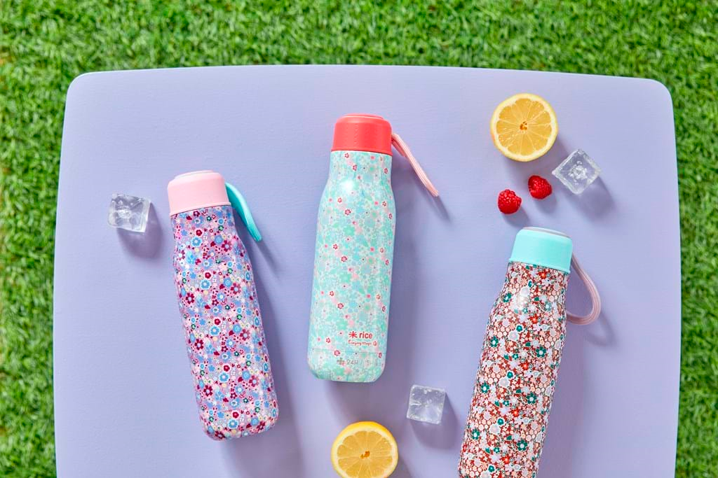 Stainless Steel Thermo Bottle | Floral Print