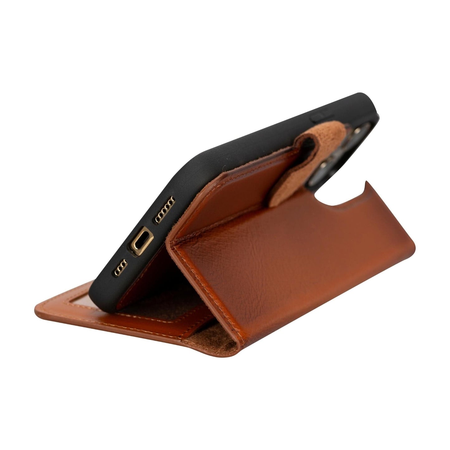 Magic iPhone 15 Pro Max Detachable Leather Wallet Case