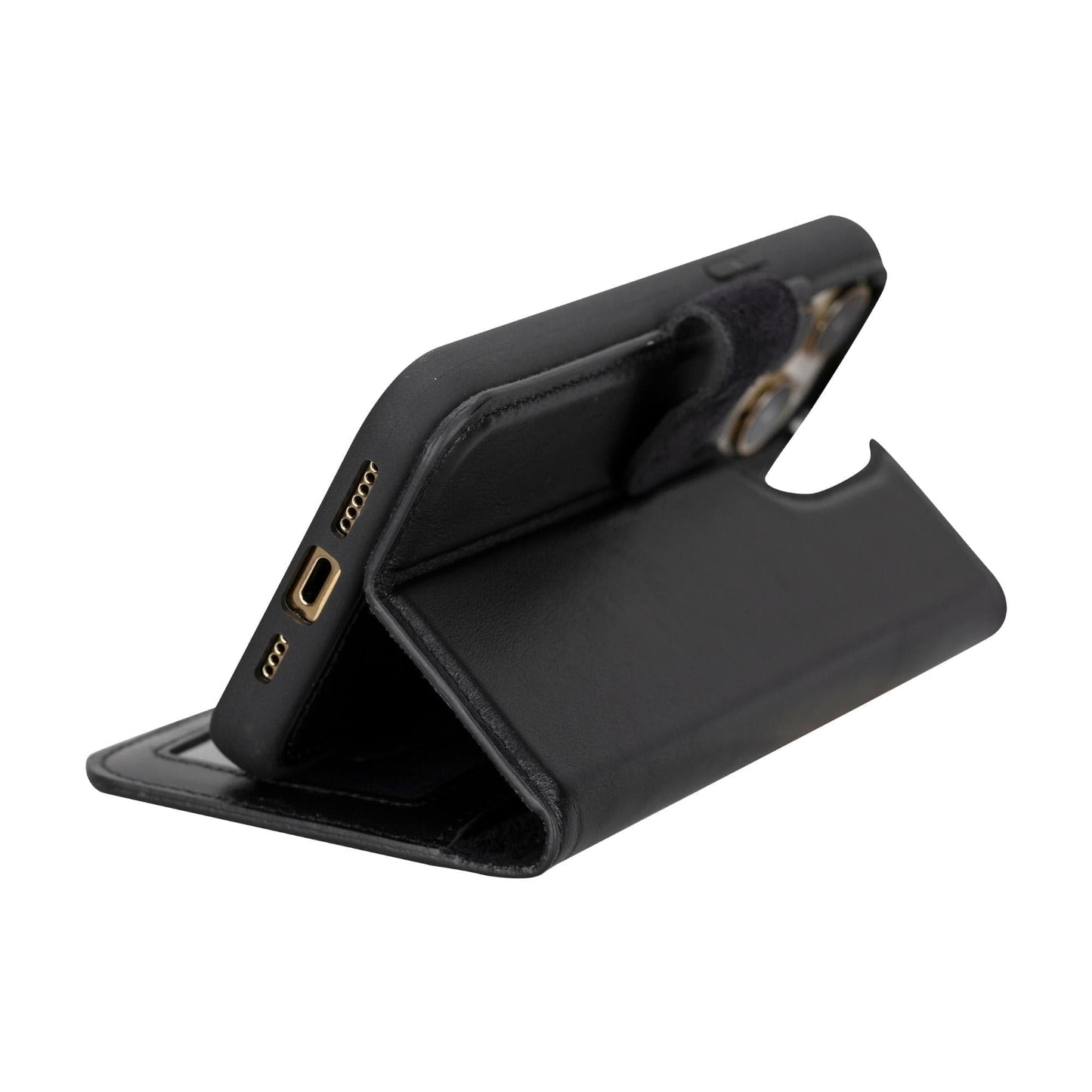 Magic iPhone 15 Pro Max Detachable Leather Wallet Case