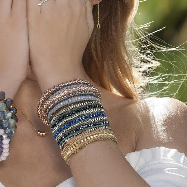 Claudia G Looped Bracelet -Sapphire