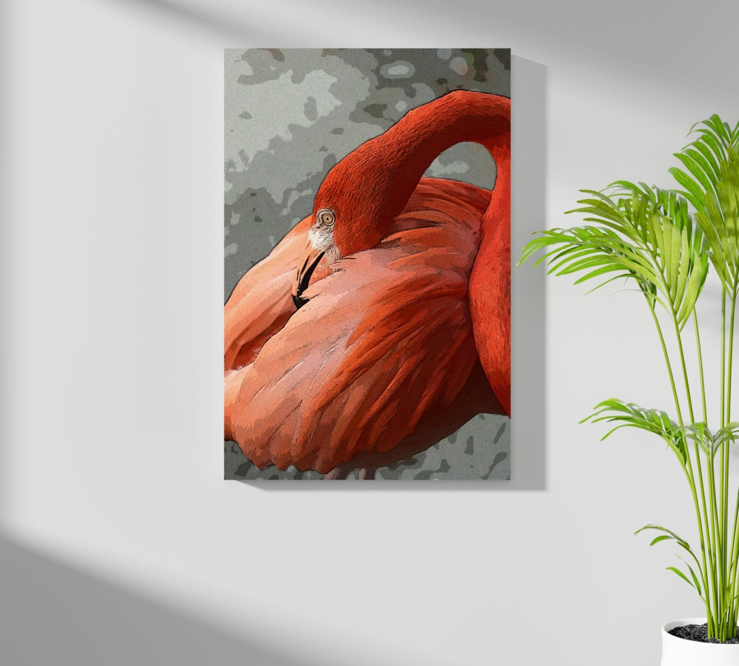 Flamingo Aluminum Print