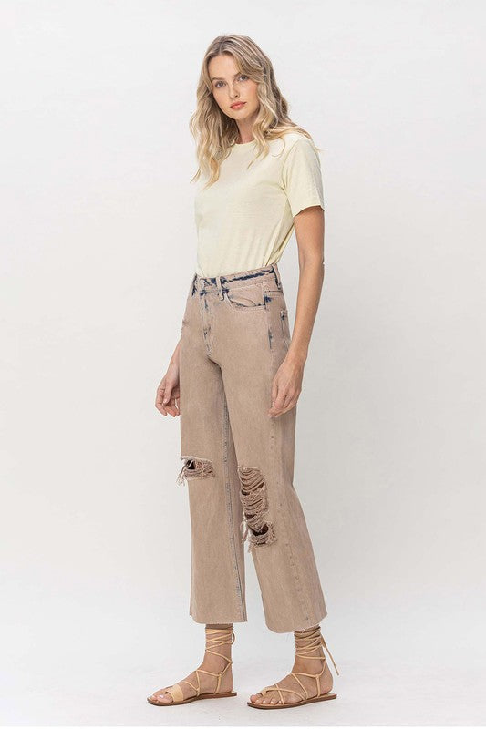 VERVET by Flying Monkey 90s Vintage Crop Flare