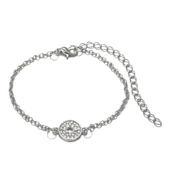 Claudia G Stacked Bracelet Set - Silver