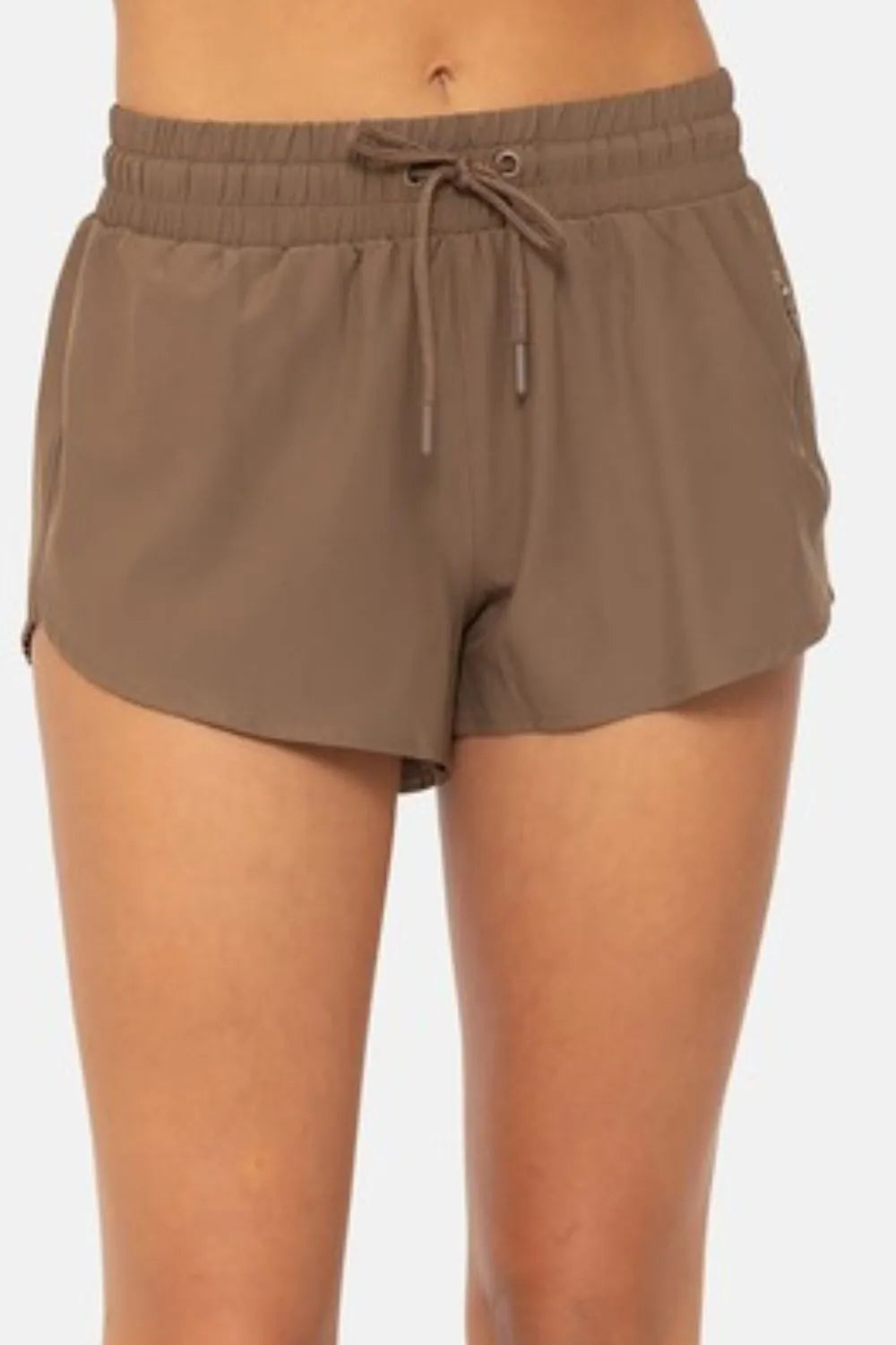 MONO B Drawcord Mini Shorts in Java