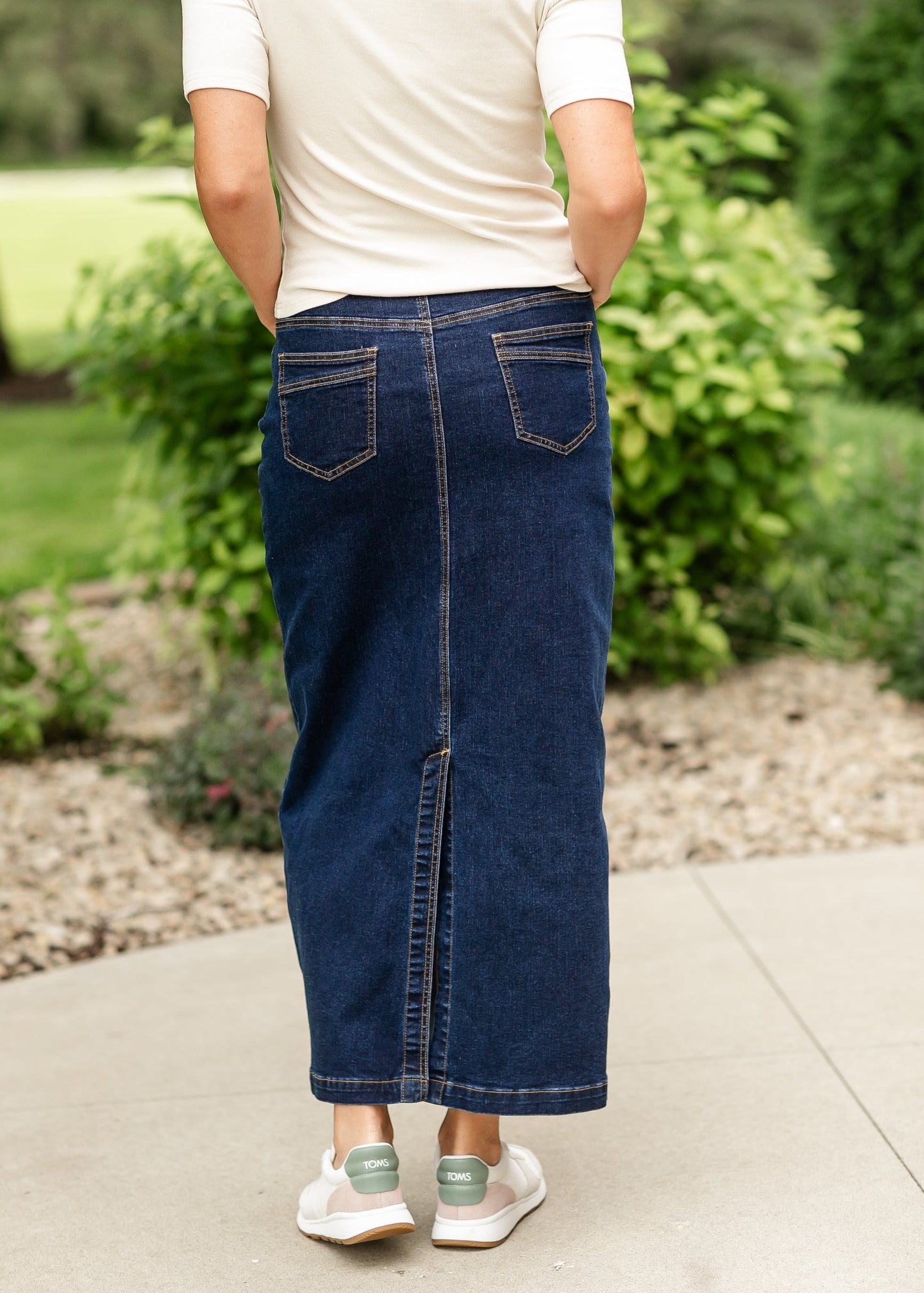 Donna Maxi Denim Skirt