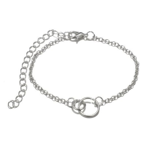 Claudia G Stacked Bracelet Set - Silver