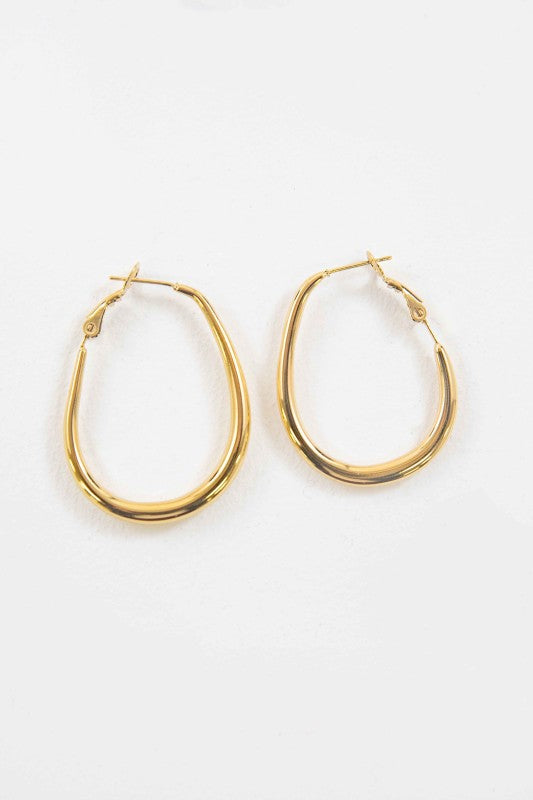 Oro Hoop Earrings | Gold