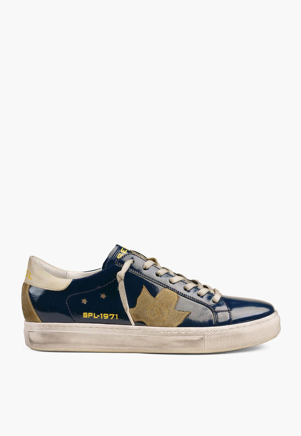 Men's Sepol Distressed Sneaker Navy