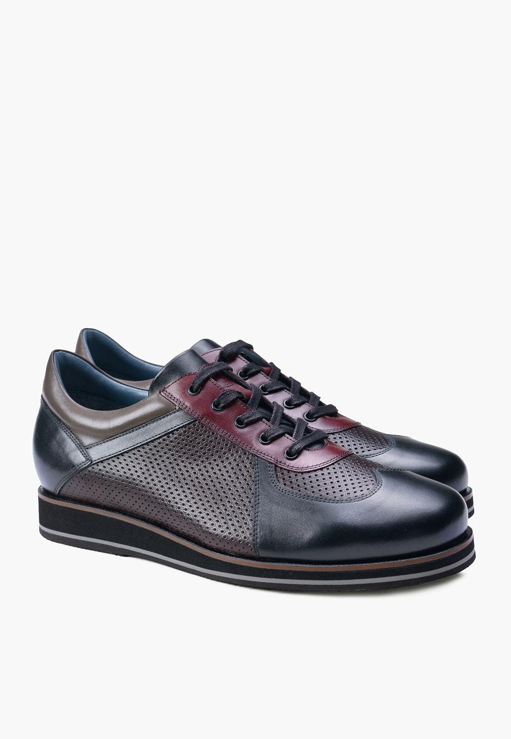 Men's Sepol Dress Sneakers Black Grey