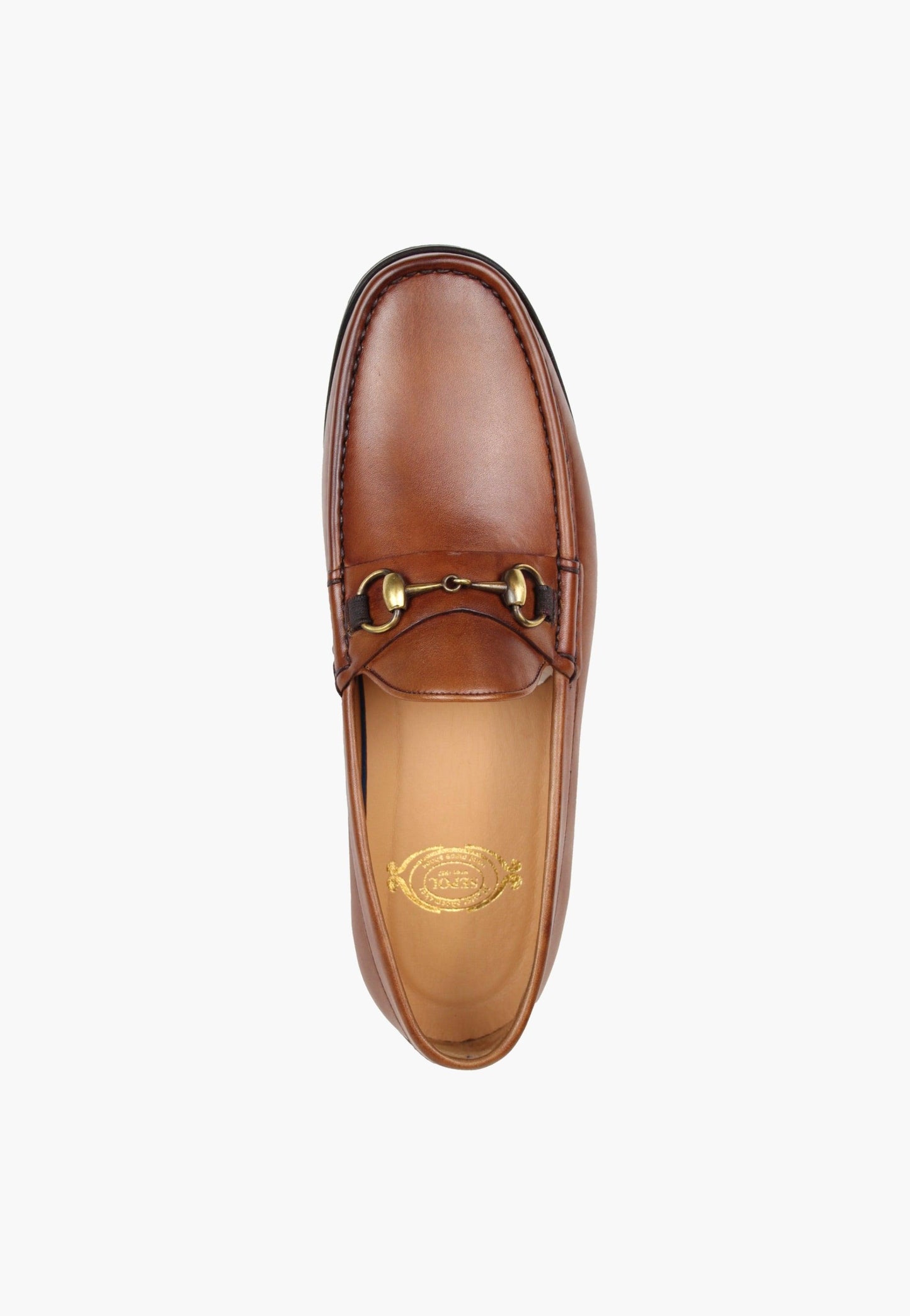 Sepol Men's Moccasini Cognac