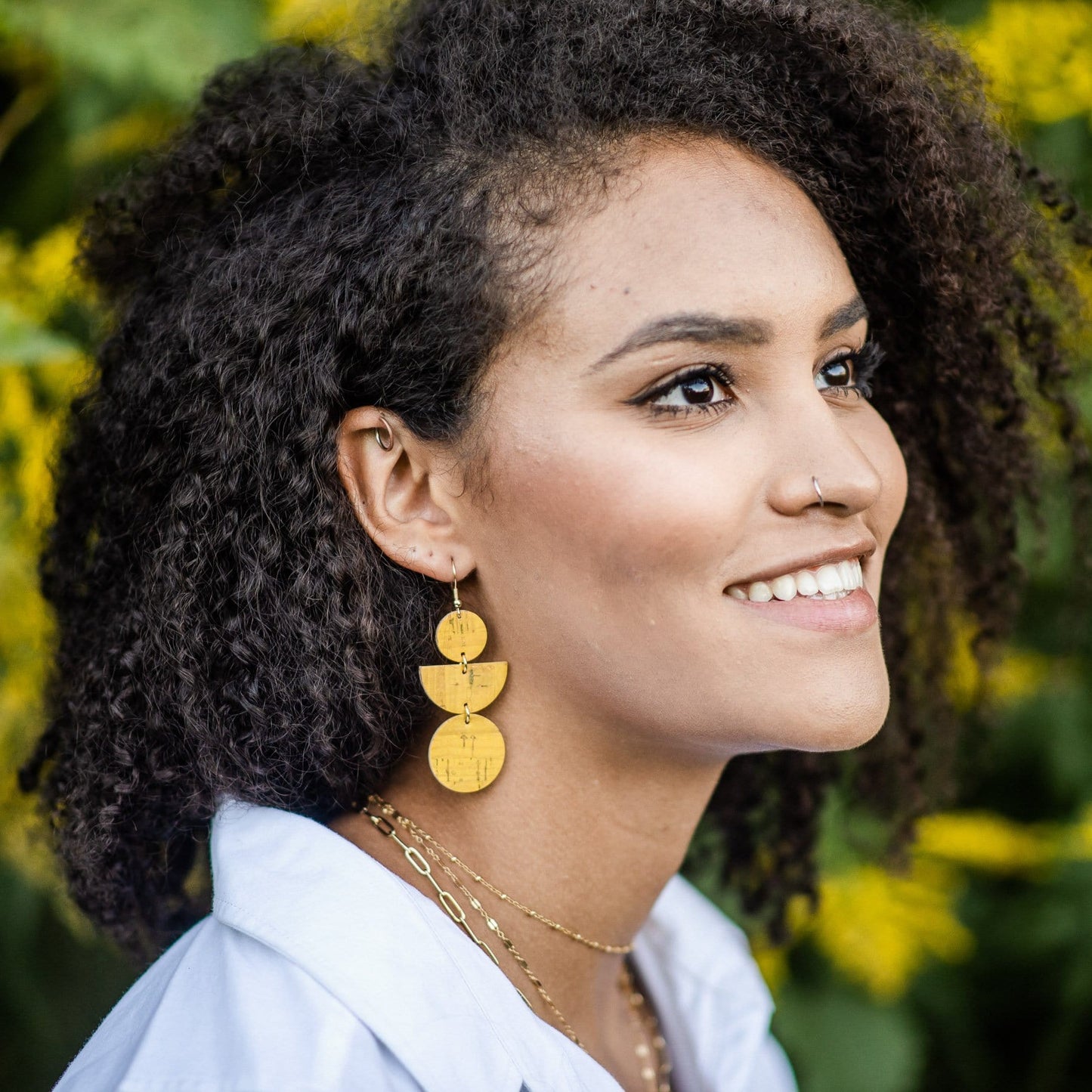 Yellow Lark Earrings