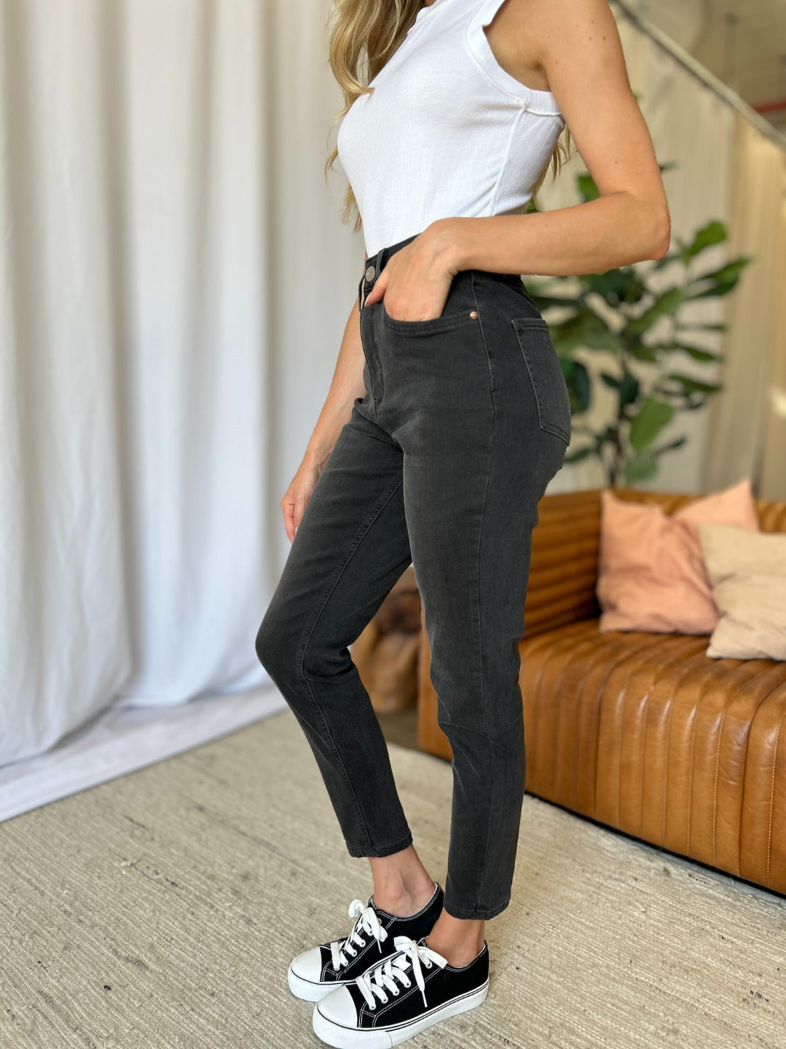 RFM Full Size High Rise Tummy Control Skinny Jeans