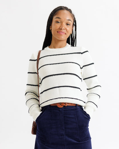 Stitch Stripe Crew