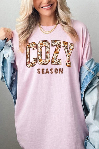 Cozy Season Graphic Plus Heavy Cotton Tee