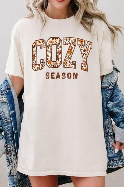 Cozy Season Graphic Plus Heavy Cotton Tee