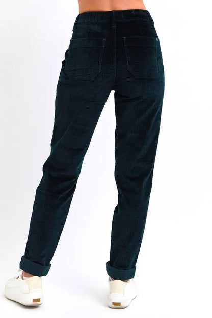 Judy Blue Full Size High Waist Corduroy Cuffed Jogger Plus Size