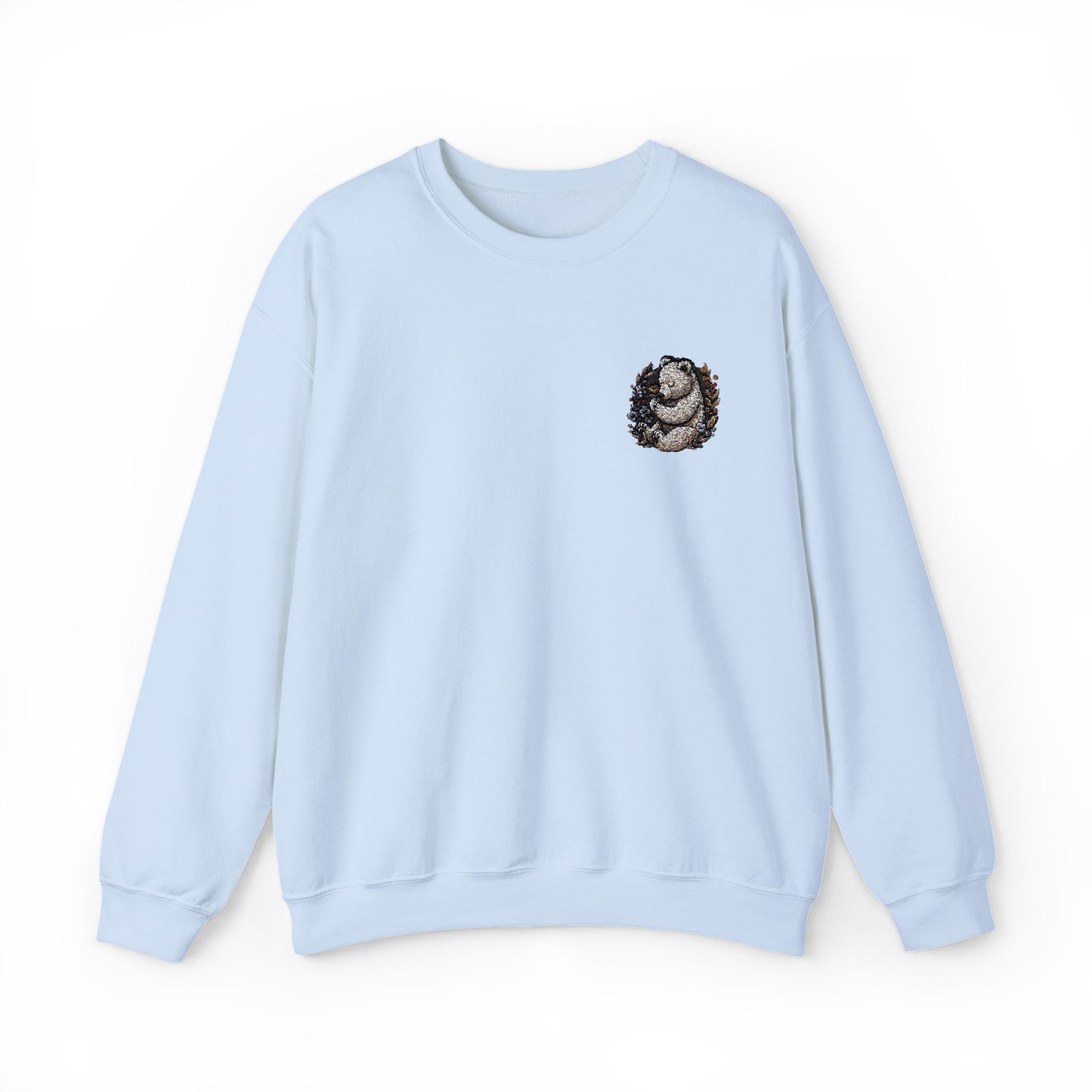 Custom Embroidered Sweatshirt Cozy Panda Crewneck Personalized Sweatshirt