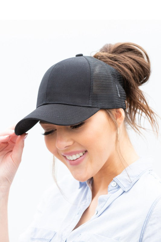 CC Messy Bun Hat Cap