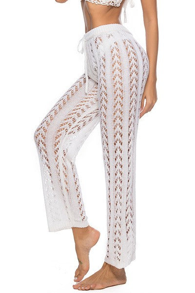 Miss Sparkling Knit Cover Up Swim Pants
