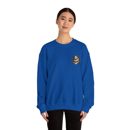 Custom Embroidered Sweatshirt Cozy Panda Crewneck Personalized Sweatshirt