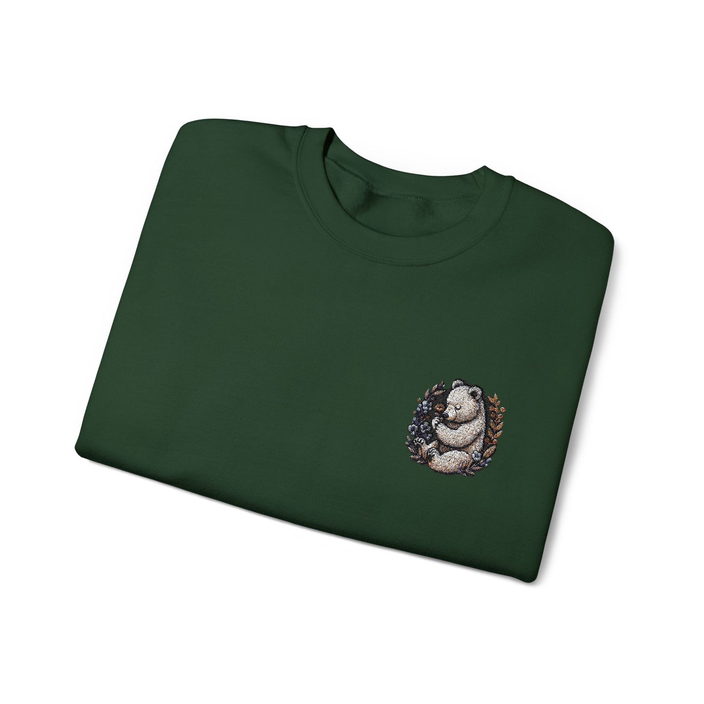 Custom Embroidered Sweatshirt Cozy Panda Crewneck Personalized Sweatshirt