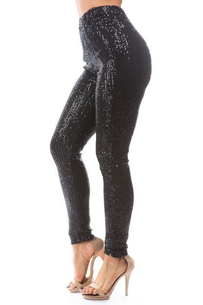 SEXY SEQUIN CASUAL PANTS