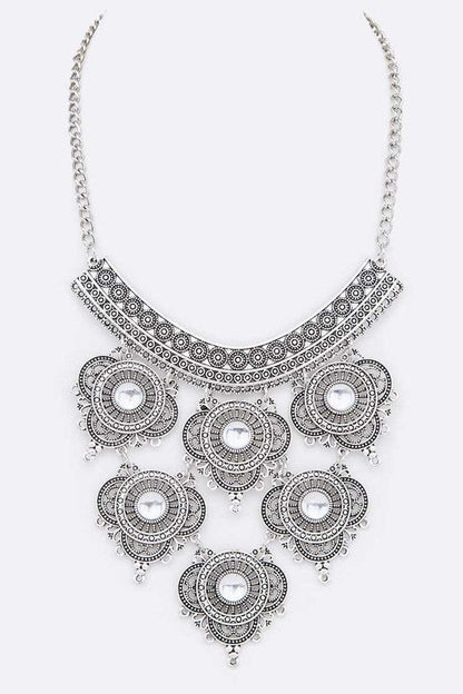 Vintage Statement Bib Necklace