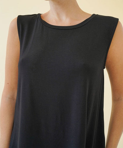 Fabina Bamboo Muscle Sleeveless Top