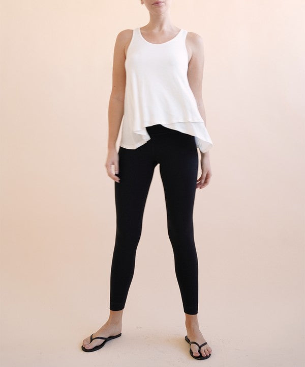 Fabina Bamboo Flared Tank Top