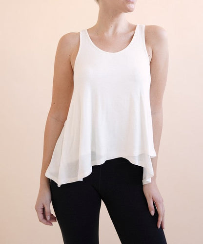 Fabina Bamboo Flared Tank Top
