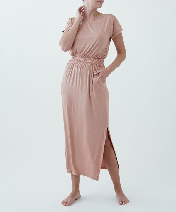 Fabina Bamboo Casual One Piece With Pockets