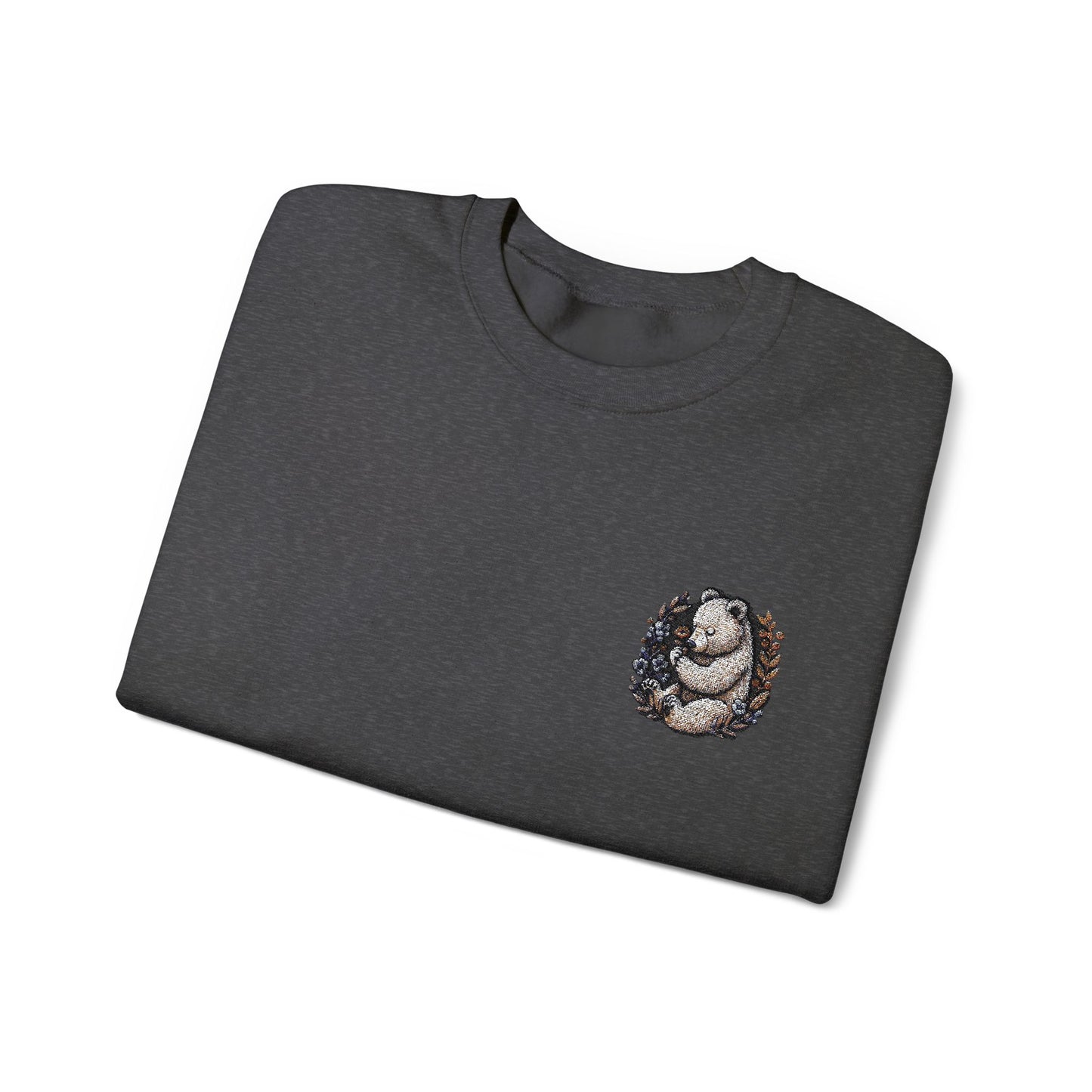Custom Embroidered Sweatshirt Cozy Panda Crewneck Personalized Sweatshirt