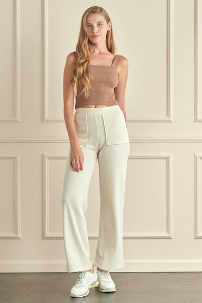 Yelete Seamless Textured Crop Tank