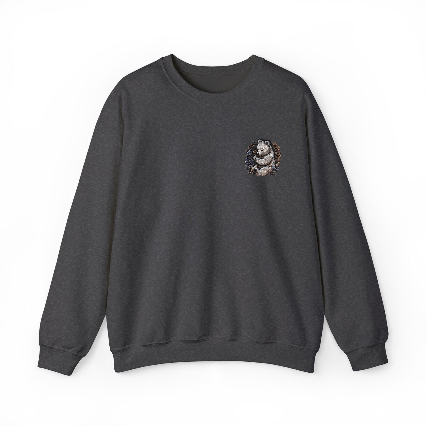 Custom Embroidered Sweatshirt Cozy Panda Crewneck Personalized Sweatshirt