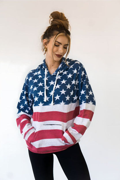 USA Flag Tailgate Hoodie