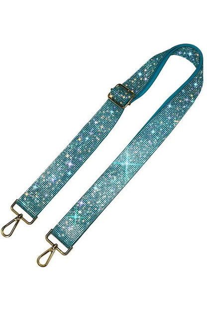 1.5 Inches Rhinestone Guitar Strap in Multi Colors