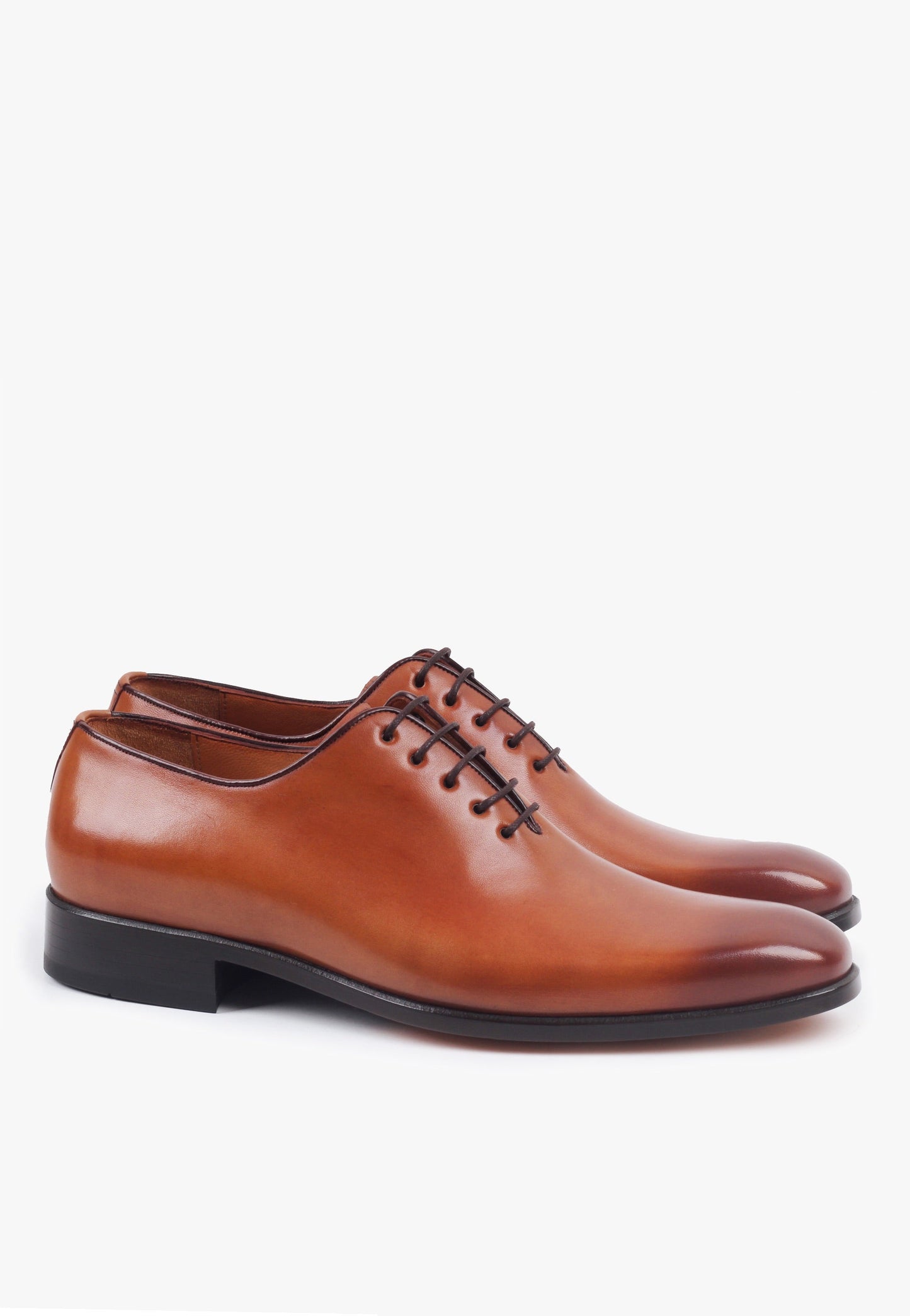 Sepol Renaissance Men's Lace Up Cognac