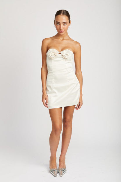 Emory Park | Rosette Bust Mini Dress
