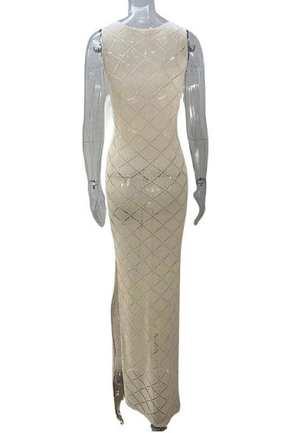 Miss Sparkling Diamond Maxi Cover Up